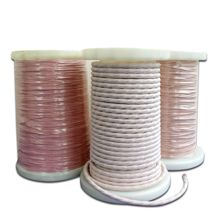 Silk Cover Stranded Enameled Magnet motor winding wire high frequency wire Enameled Copper Litz Wire