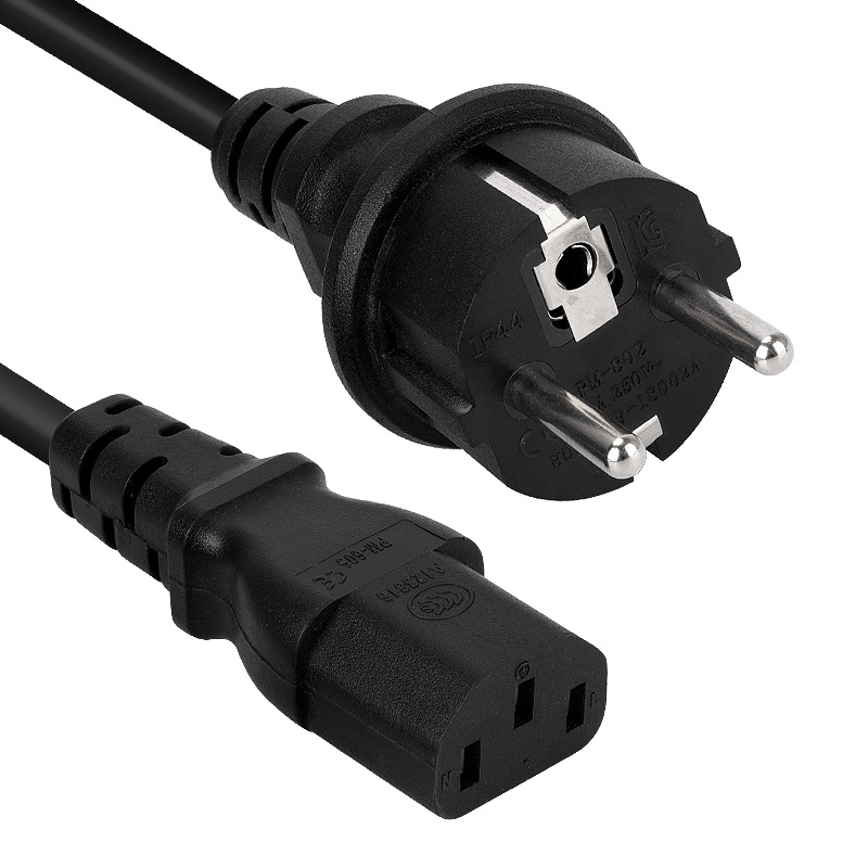 European standard EU 2Pin Power Cable plug cable power extension cord