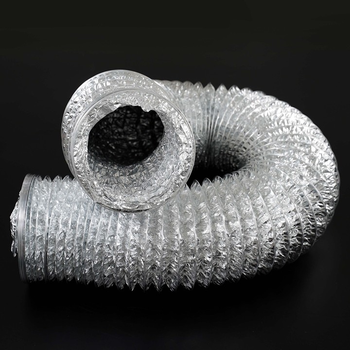 12‘’ Inch 10 meters Double Layer Intake Exhaust Aluminum Flex Duct