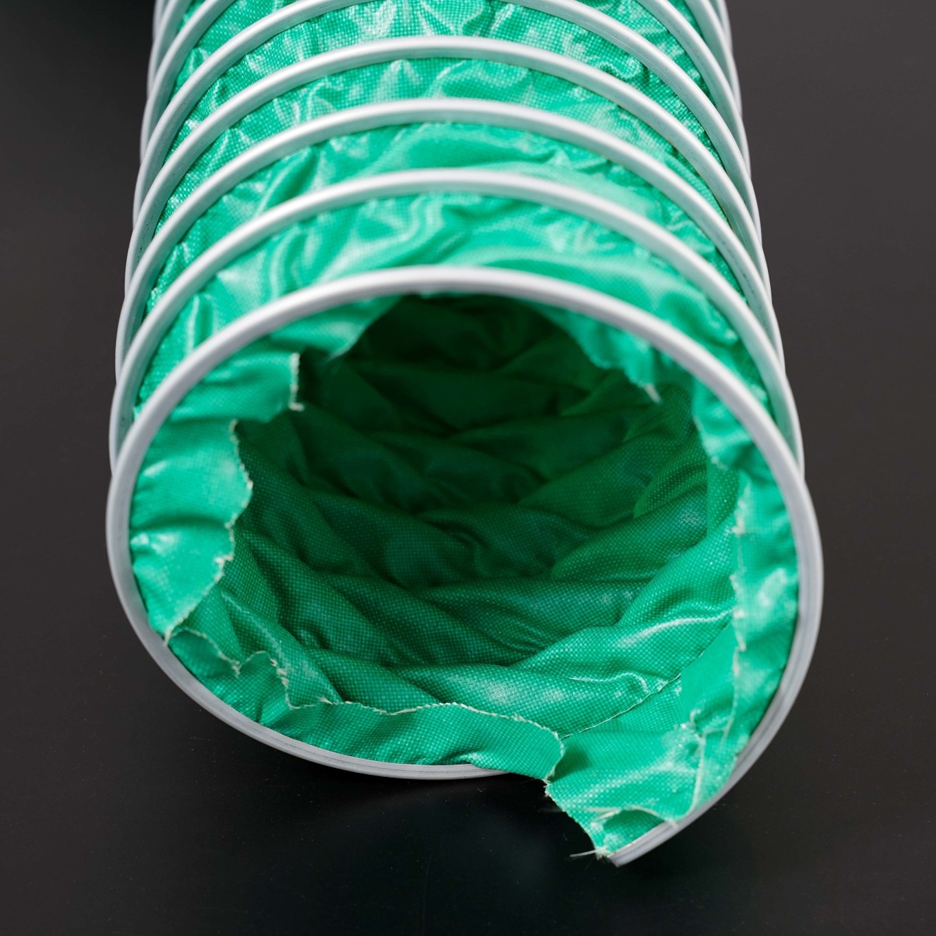 2''-48''(52mm-1220mm) PVC coated fabric canvas duct（green）