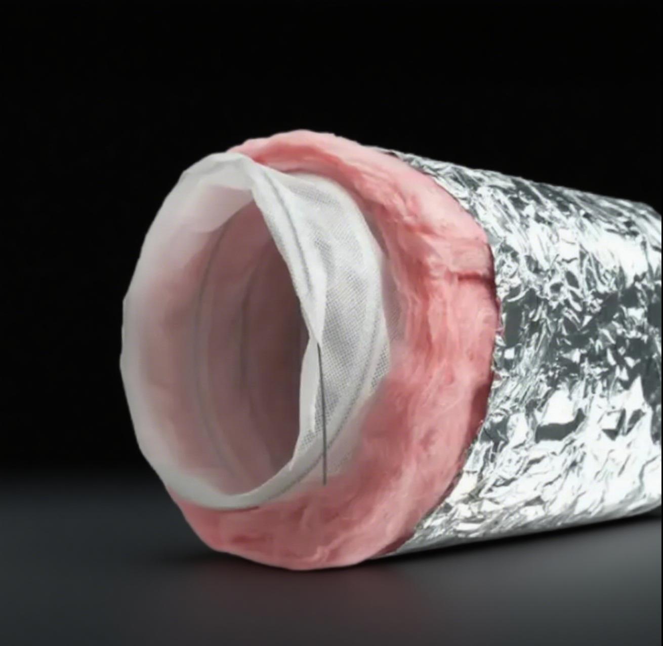 3''-24'' inch insulated flexible duct (soundproof)