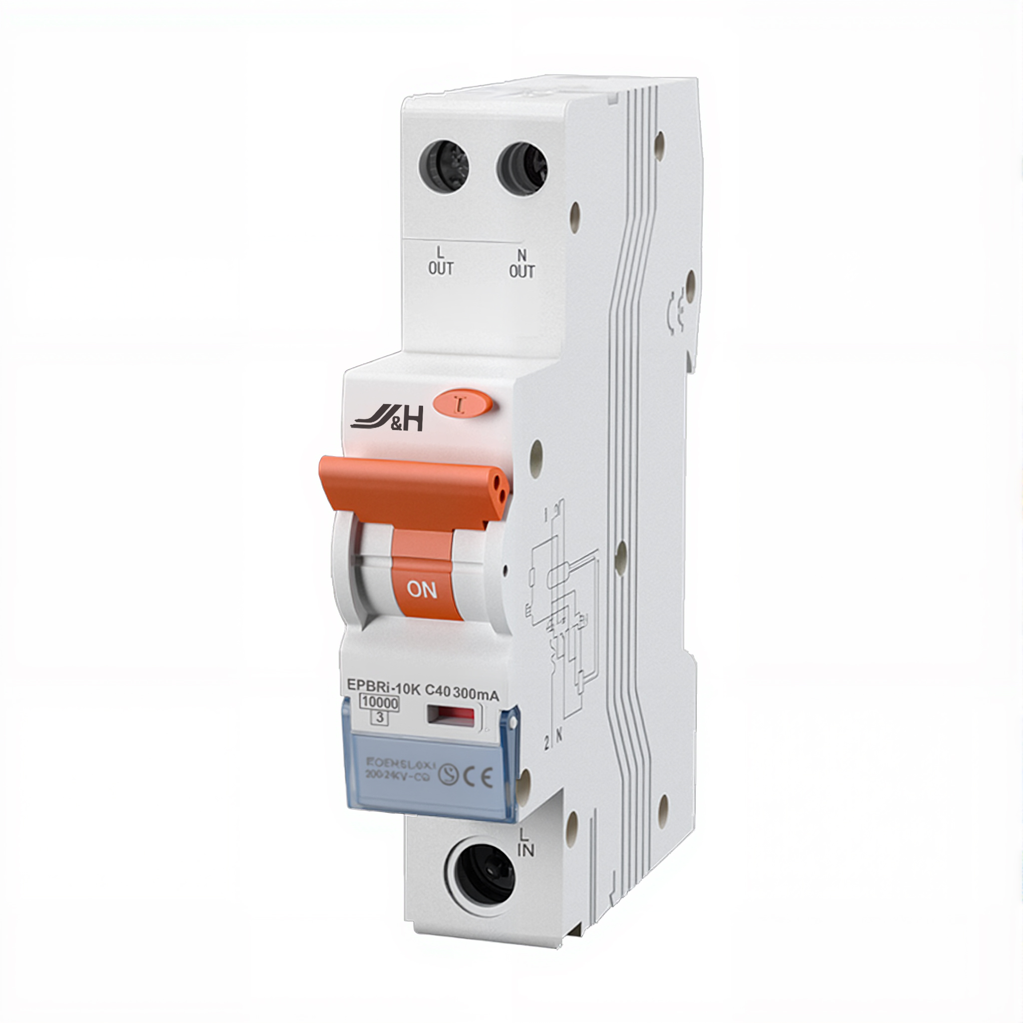 EPBRi 10KA Type AC 1P+N 6A 10A 13A 16A 20A 25A 32A 40A RCBO EPBRi 10KA Type AC 1P+N 6A 10A 13A 16A 20A 25A 32A 40A RCBO