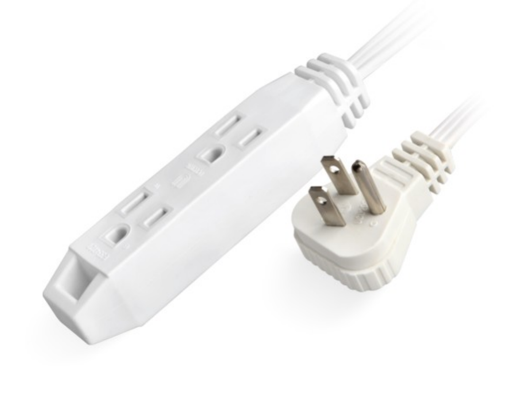 NEMA 5-15R 3-outlet Extension Cord with Power Tap NEMA 5-15R 3-outlet Extension Cord with Power Tap