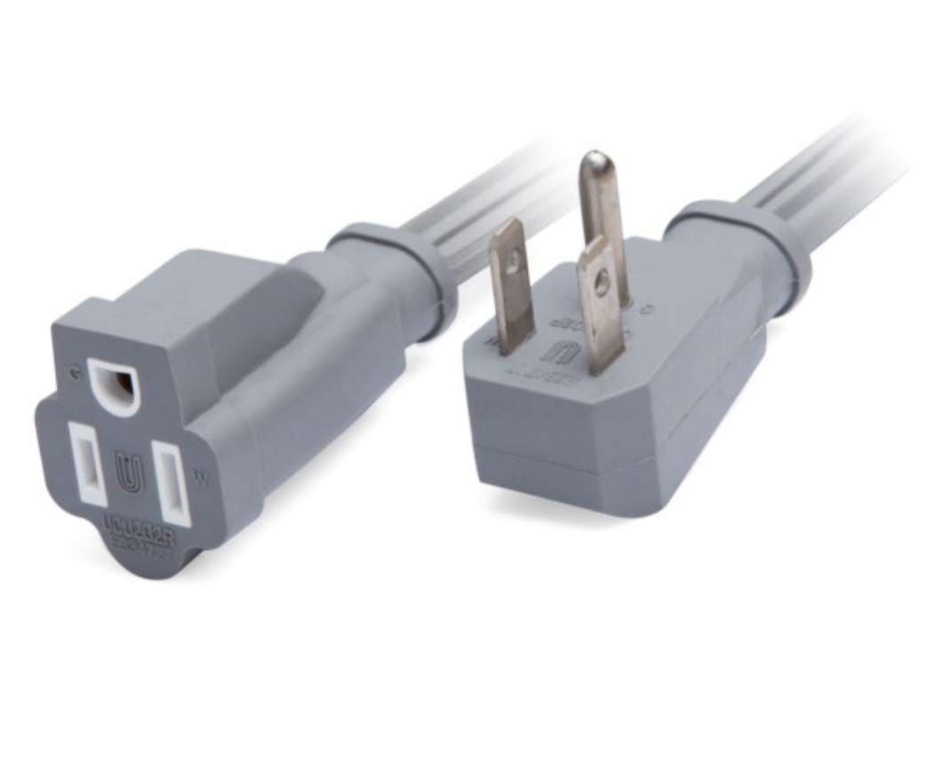 NEMA 5-15P 5-15R Grounded for 3-wire plugs and outlets Extension Cord NEMA 5-15P 5-15R Grounded for 3-wire plugs and outlets Extension Cord