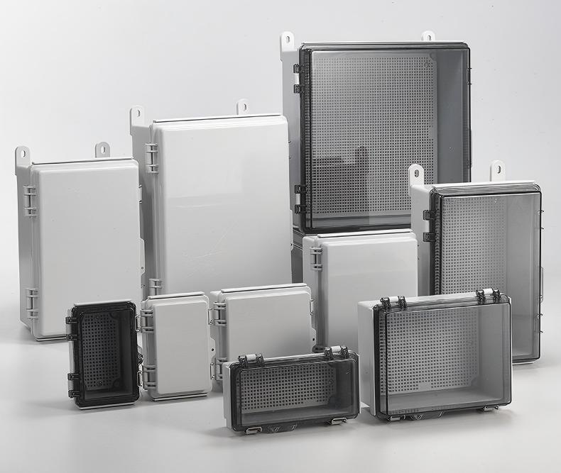 Plastic waterproof distribution junction waterproof sealed box outdoor monitoring snap-on base industry box